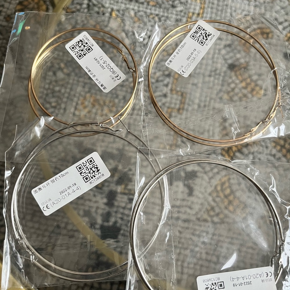 Big Hoop earrings bundle